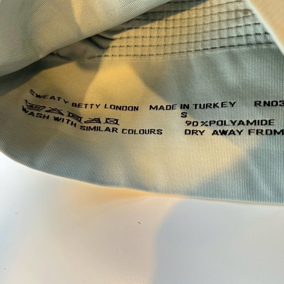 NEW Sweaty Betty Stamina Longline Sports Bra in Heath Green Size Small - Picture 6 of 9